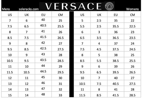 versace size guide men's|Versace dress size chart.